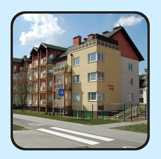Multi-family residential building “Warynskiego W1” at Warynskiego 7 
									in Torun – project: Biuro Projektowe – Furmanek Aleksander 2006-2007; realization: BUDLEX Sp. z o.o. [Ltd.] in the years 2007-2008